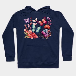 Retro Butterflies 5.0 Hoodie